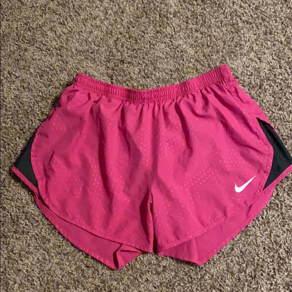 NIKE pink running shorts!